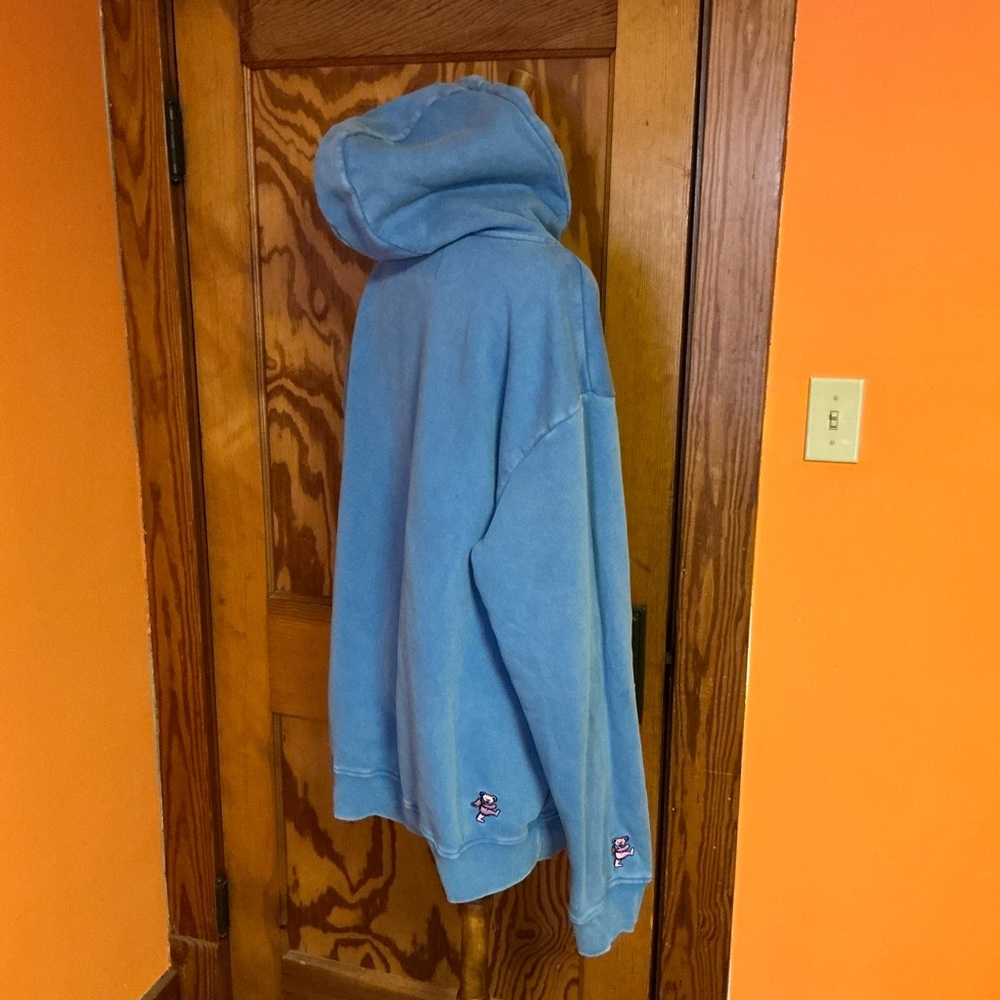 Section 119 Grateful Dead Hoodie XXL Blue Dancing Bear Deadhead Sweatshirt - Picture 15 of 16